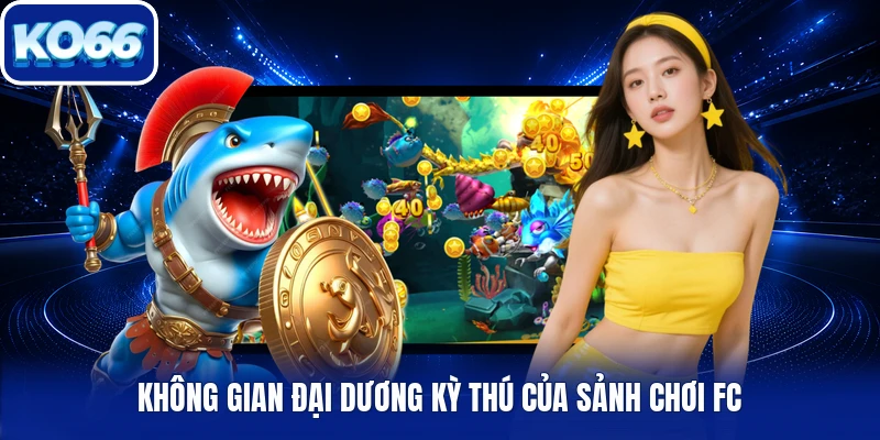 Không gian đại dương kỳ thú của sảnh chơi FC
